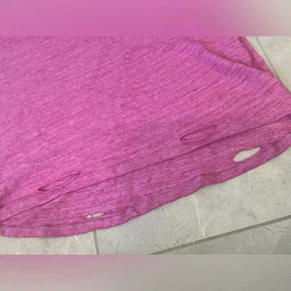 NWOT Free People We The Free Sundance Tee - Azalea Pink - Picture 5 of 7